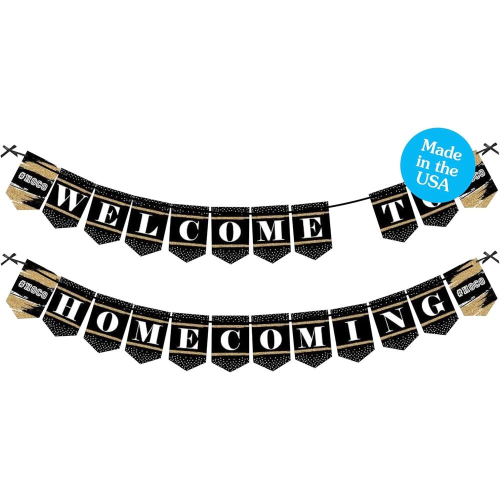 Hoco Dance, Homecoming Bunting Banner, Party Decorations - Welcome to Homecoming